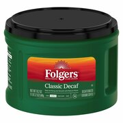 Folgers Ground Coffee, Classic Roast Decaffeinated, Ground, 22 3/5oz, Can, PK6 374